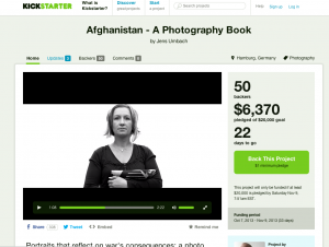 Kickstarter Screenshot