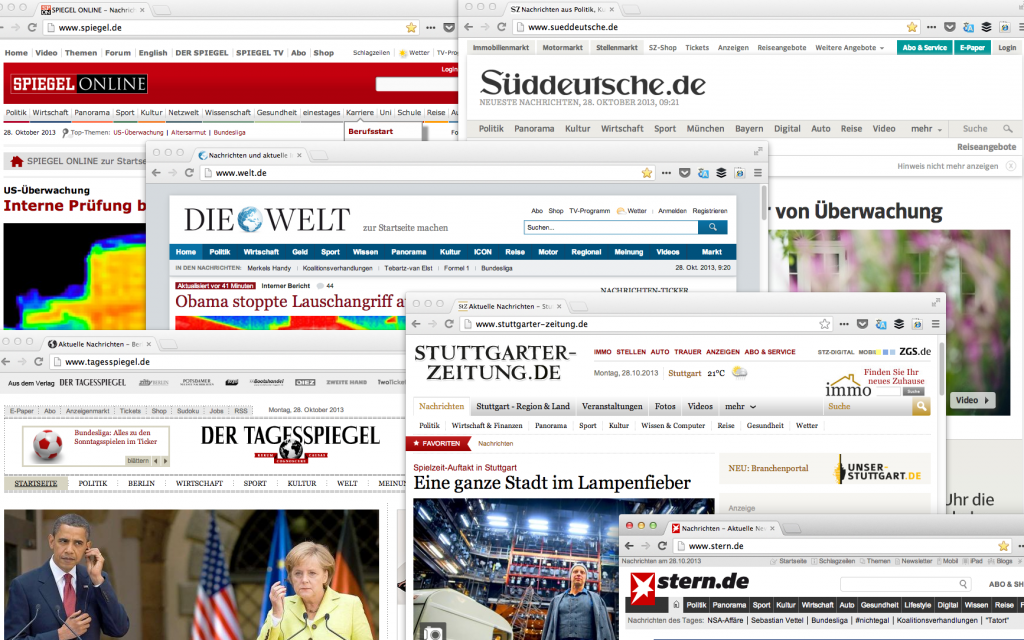 Bildnutzungsrechte - Webseiten Screenshot